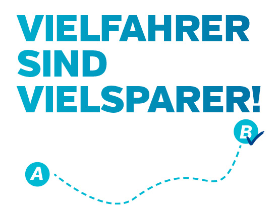 SaarVV schlauVV Kampagne Vielfahrer sind Vielsparer Motiv